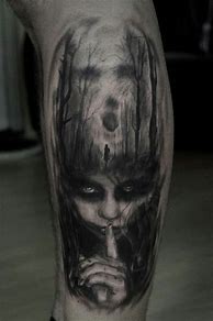 Image result for Evil Skull Sleeve Tattoos