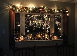 Image result for christmas tree window lights