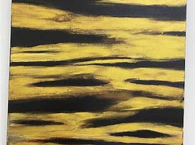 Image result for Black and Gold Abstract Painting