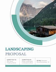 Image result for Landscape Design Proposal Template