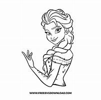 Image result for Elsa Frozen SVG