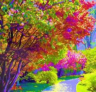 Image result for Black Tree Bright Colors