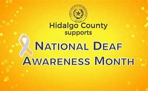 Image result for Deaf Awareness Week Graphic