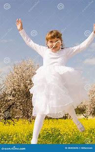 Image result for A Girl Jumping for Being Happy