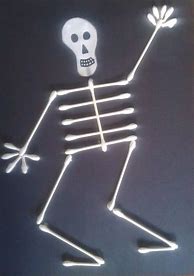 Image result for Easy Skeleton Craft Halloween