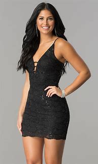 Image result for Black Bodycon Dress