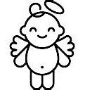 Image result for A4 Size Angel Clip Art