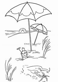 Image result for Beach Scene Coloring Pages Printable