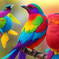 Image result for Colourful Bird Drawing