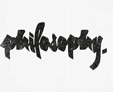 Image result for Philosophy Calligraphy