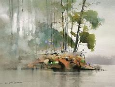 Image result for abstract landscape art watercolor