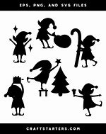 Image result for Christmas Tree Window Silhouette