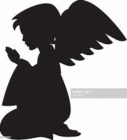 Image result for Cute Angel Silhouette