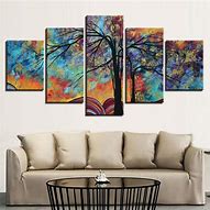 Image result for 5 Panel Canvas Wall Art Abstract