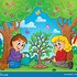 Image result for Kids Planting Trees Clip Art