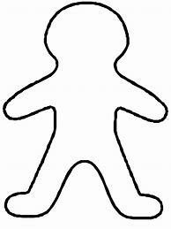 Image result for Blank Gingerbread Man