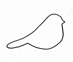 Image result for Black Outline of a Bird On a Branch