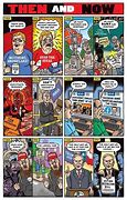 Image result for Then Vs. Now Comics