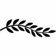 Image result for Curved Leaf Branch Silhouette