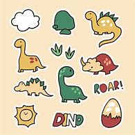 Image result for Cute Dinosaur Stickers