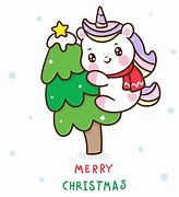 Image result for Unicorn Christmas Tree Clip Art