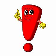 Image result for Cartoon Exclamation Mark