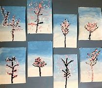 Image result for Cherry Blossom Art Project