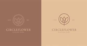 Image result for Leaf Circle Flower Logo