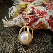 Image result for Pearl Cage Necklace