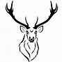 Image result for Mule Deer Skull Clip Art Black and White