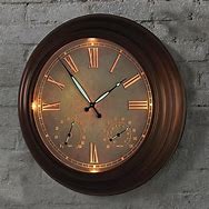 Image result for Lighted Outdoor Clock