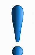 Image result for Exclamation Point Clip Art Blue