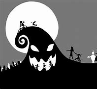 Image result for Nightmare Before Christmas Art Wallpaper