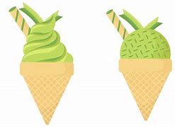 Image result for Pandan Ice Cream Clip Art