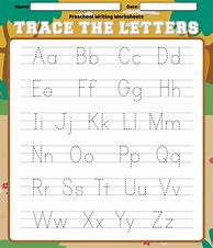 Image result for Preschool Alphabet Practice