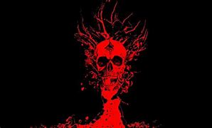 Image result for demon skull wallpaper red