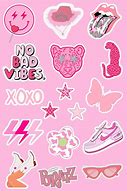 Image result for Preppy Pink Stickers