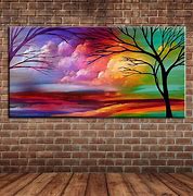 Image result for Abstract Tree Canvas Wall Art