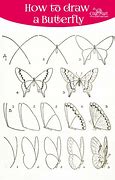 Image result for How to Draw Easy Butterfly Drawings