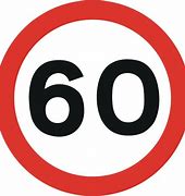 Image result for 60 Mph Speed Limit Sign