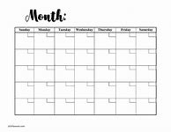 Image result for Printable Monthly Planner Black and White