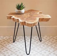 Image result for High Tree Trunk Table