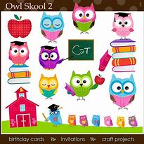 Image result for Owl School Clip Art for Kids