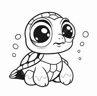 Image result for Baby Turtle Coloring Book Picture