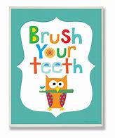 Image result for Brush Teeth Sign