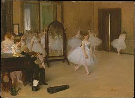 Image result for Edgar Degas Dancing Class