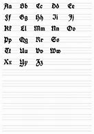 Image result for Calligraphy Font Guide