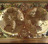 Image result for Gold Foil World Map Framed