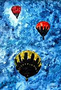 Image result for Hot Air Balloon Watercolor Art