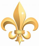 Image result for Gold Fleur De Lis Clip Art